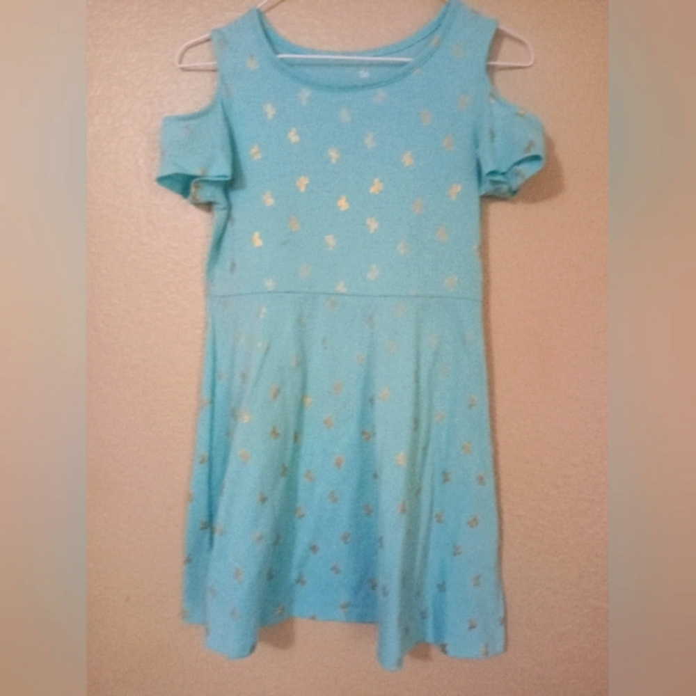 Favorite Skate Dress with Gold Catus Print